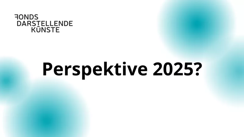 Grafikkachel mit der Aufschrift "Perspektive 2025?"